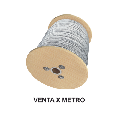 Cable de Retenida 7 Hilos , Resistencia 600 kg, Diámetro 1/8″ (Metro).