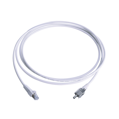 Patch Cord TERA Cat5e 10/100BASE-T, de 2 Pares y Conector Modular, LS0H, Color Blanco, 3 Metros (9.84 Pies)
