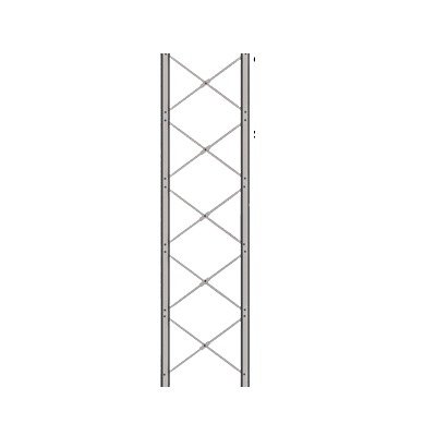 Tramo de Torre Recto para Sección 8 en Torre BX-64 para Aumentar la Altura a 21.95 metros.