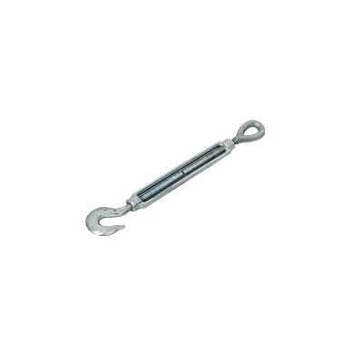 Tensor para Retenida Tipo OJO-GANCHO. Dimensiones 3/8″ x 6″, peso 0.360 Kg.