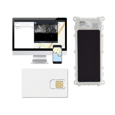 KIT Dispositivo de Seguimiento de Activos / Protección IP67 / Recargable Li 9600 mAh / LTE Cat-M1/NB-IoT / Tamaño Compacto / Funciona con Energía Solar / + EPCOMGPSCODE + SIM500MB2Y