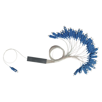 Splitter (Divisor Óptico) tipo PLC, 1×32, conectores SC/UPC