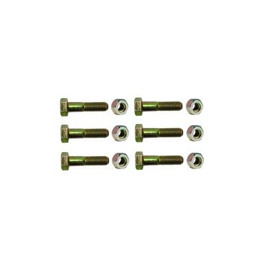 Paquete de 6 tornillos grado 5 y tuercas tropicalizadas 1/4 x 1-1/4″. Para STZ30/SCZ30/SCZ30P.