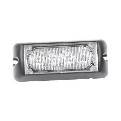 Luz auxiliar brillante con 4 LEDs, color rojo, mica transparente