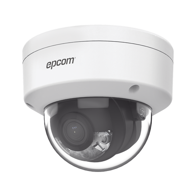 Domo IP 4 Megapixel / Lente 2.8 mm / ACUSENSE / PoE / H.265+ / IP67 / IK08 / WDR 120 dB / Micro SD