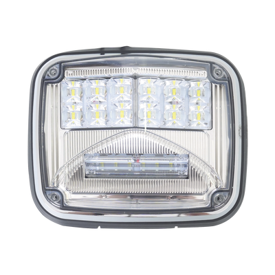 Luz de advertencia de 8 X 6″, Color Claro, Con Luz de Trabajo Clara, Ideal para Ambulancias