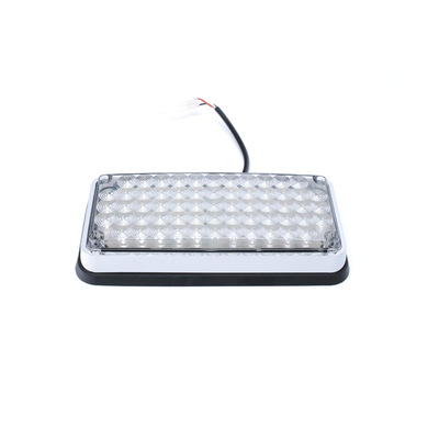 Luz de Advertencia de 7X3″, Bicolor Rojo/Claro, Ideal para Ambulancias