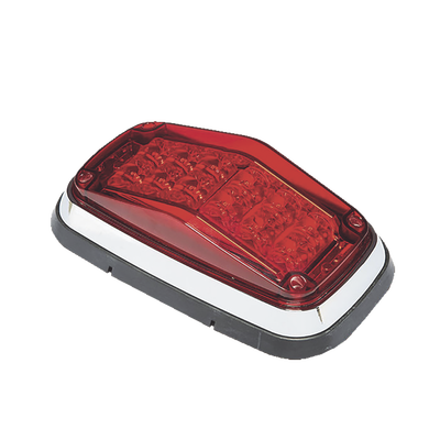 Luz de advertencia 8 X 4″, Color Rojo, IP67, SAE, Ideal para Ambulancias