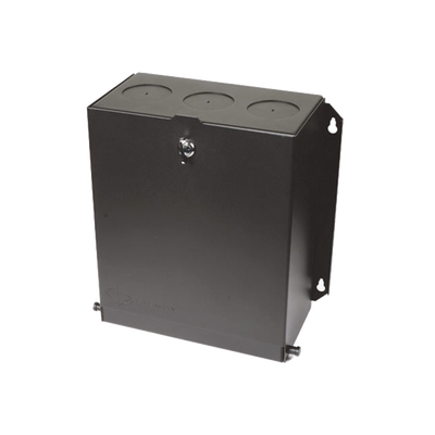 Caja de Zona (Punto de Consolidación), de 24 Puertos, Ideal para Soportar Cableado en una Gran Variedad de Áreas de Trabajo, Compatible con Conectores MAX, Z-MAX, o TERA, Color Negro