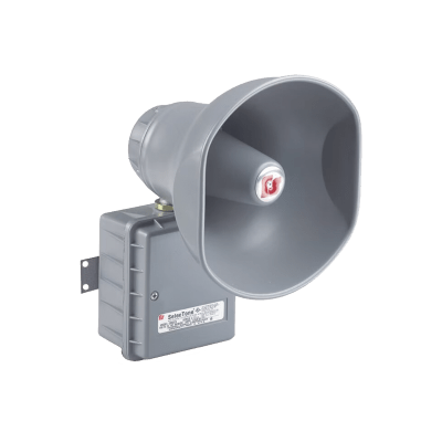 302GCX SelecTone® 30W Altavoz amplificado para zonas peligrosas, Listado por UL y cUL para Clase I, División 2, Grupos A, B, C y D; Clase II, División 2, Grupos F y G; Clase III, División 2, Grupos F y G; Clase III, 120 Vca color