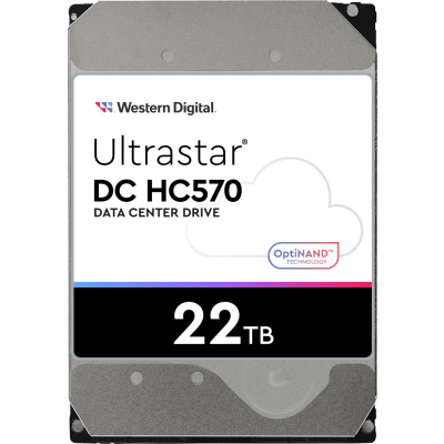 Disco Duro Data Center Ultrastar / 22 TB / 7200 RPM / 6 Gb/s SATA – 12 Gb/s SAS / HelioSeal con Helio / OptiNAND con Flash iNAND / ArmorCache / 2.5M Horas MTBF / 5 Años Garantía